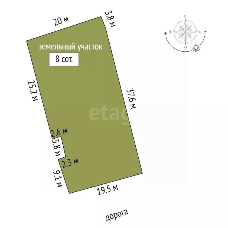 Участок в Тюменская область, Тобольский муниципальный округ, ... - Фото 2