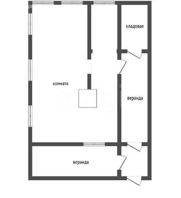 Дом в Миньяр, посёлок Завьяловка (24.6 м) - Фото 1