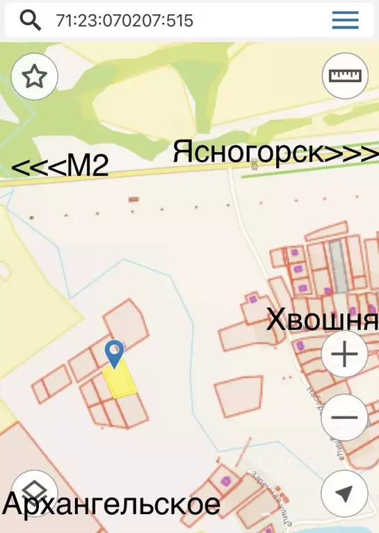 Участок в Тульская область, Ясногорский район, Ревякинское с/пос, д. ... - Фото 1