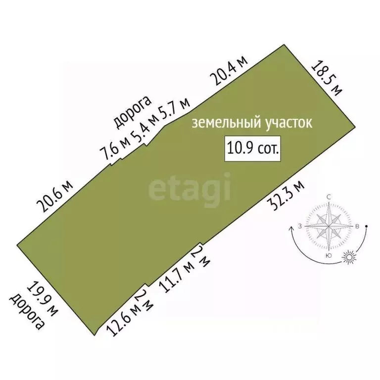 Участок в Крым, Симферопольский район, Добровское с/пос, с. Лозовое ... - Фото 2