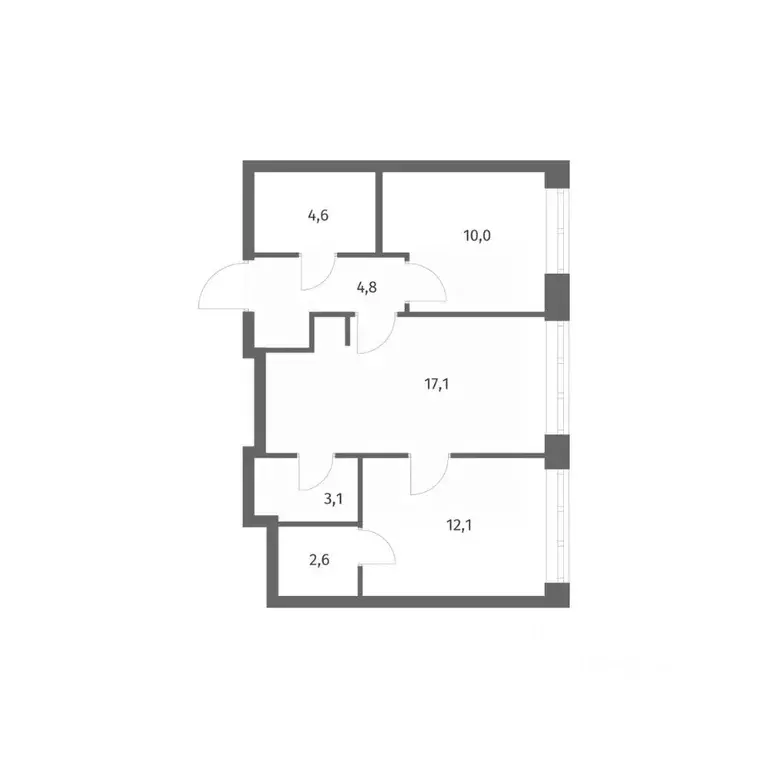 2-к кв. Ленинградская область, Ломоносовский район, Аннинское ... - Фото 1