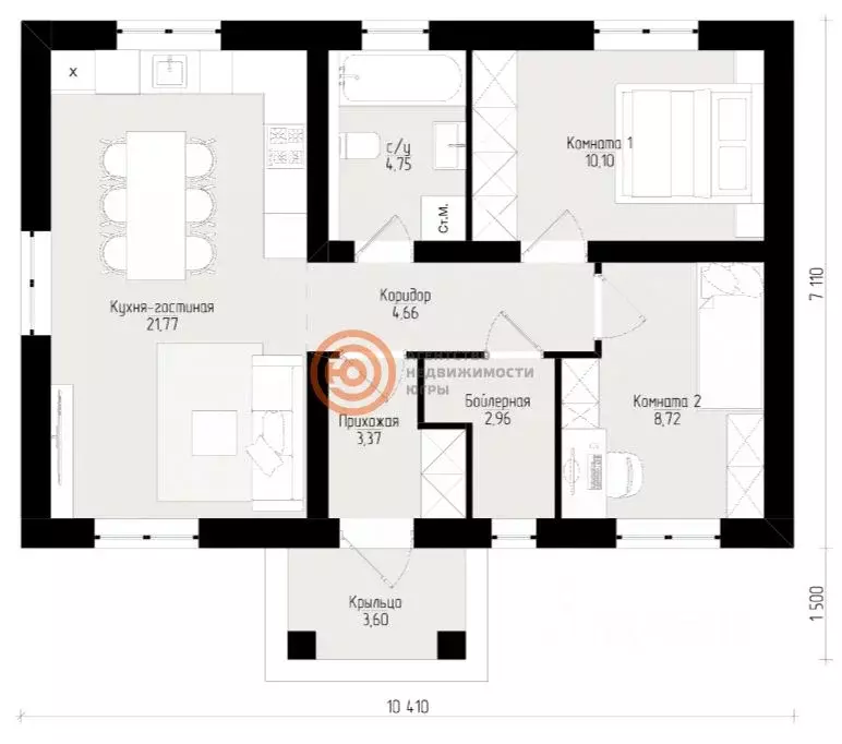 Дом в Тюменская область, Тюмень  (56 м) - Фото 2
