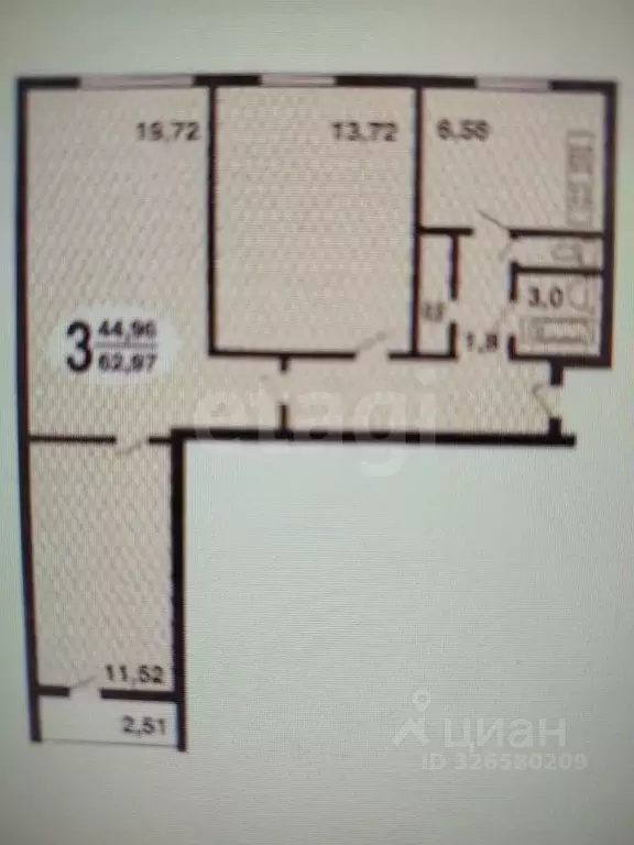 3-к кв. Ярославская область, Некрасовский муниципальный округ, Красный ... - Фото 1