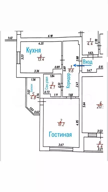 1-к. квартира, 50 м, 8/14 эт. - Фото 0