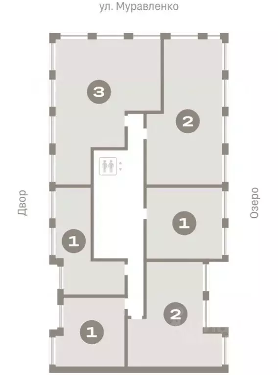 1-к кв. Тюменская область, Тюмень ул. Муравленко, 9/2 (42.15 м) - Фото 2