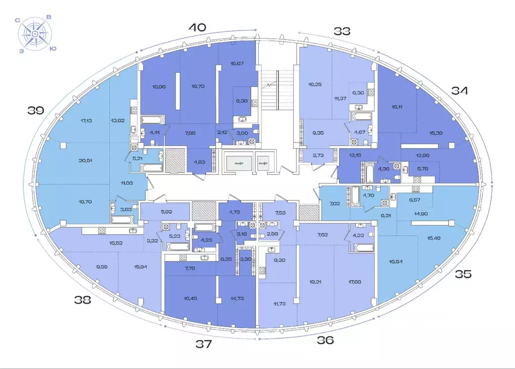 2-к кв. Иркутская область, Иркутск Октябрьский округ, Звезды жилой ... - Фото 2