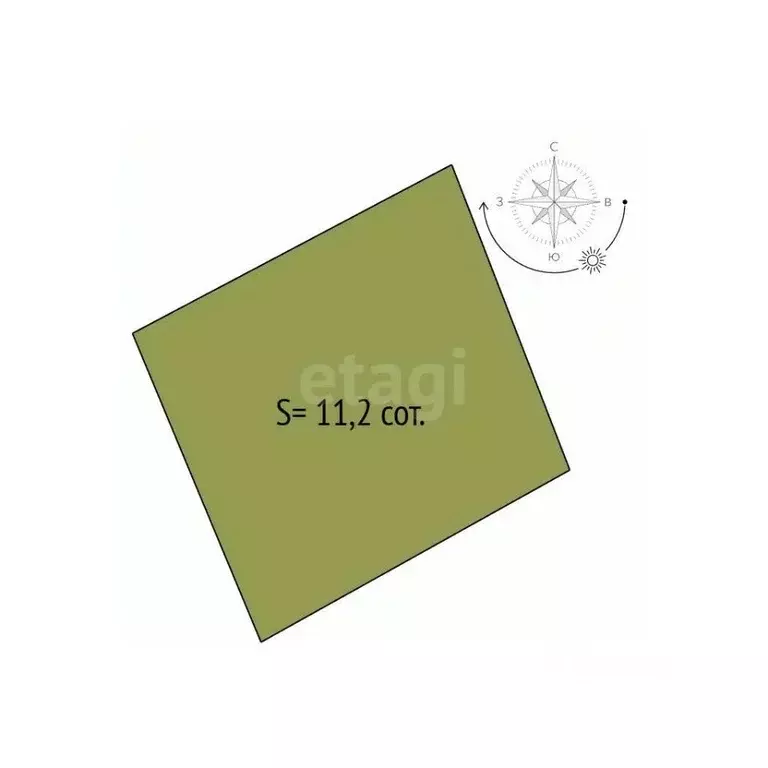 Участок в Новосибирская область, Новосибирский район, Морской ... - Фото 2