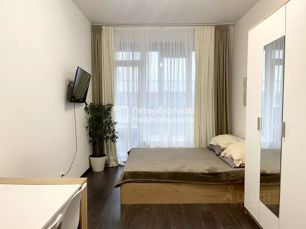 Студия Санкт-Петербург ул. Ивана Куликова, 12 (23.9 м) - Фото 1