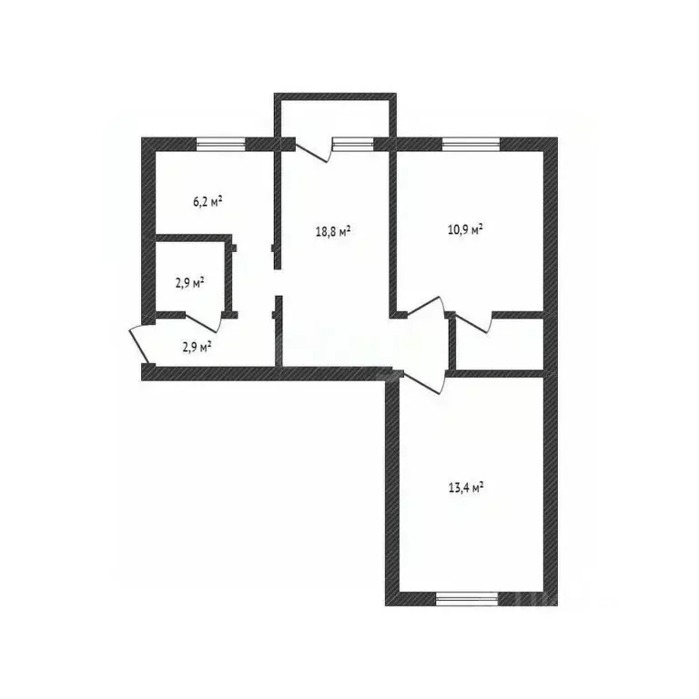 3-к кв. Башкортостан, Салават Уфимская ул., 88 (59.0 м) - Фото 2