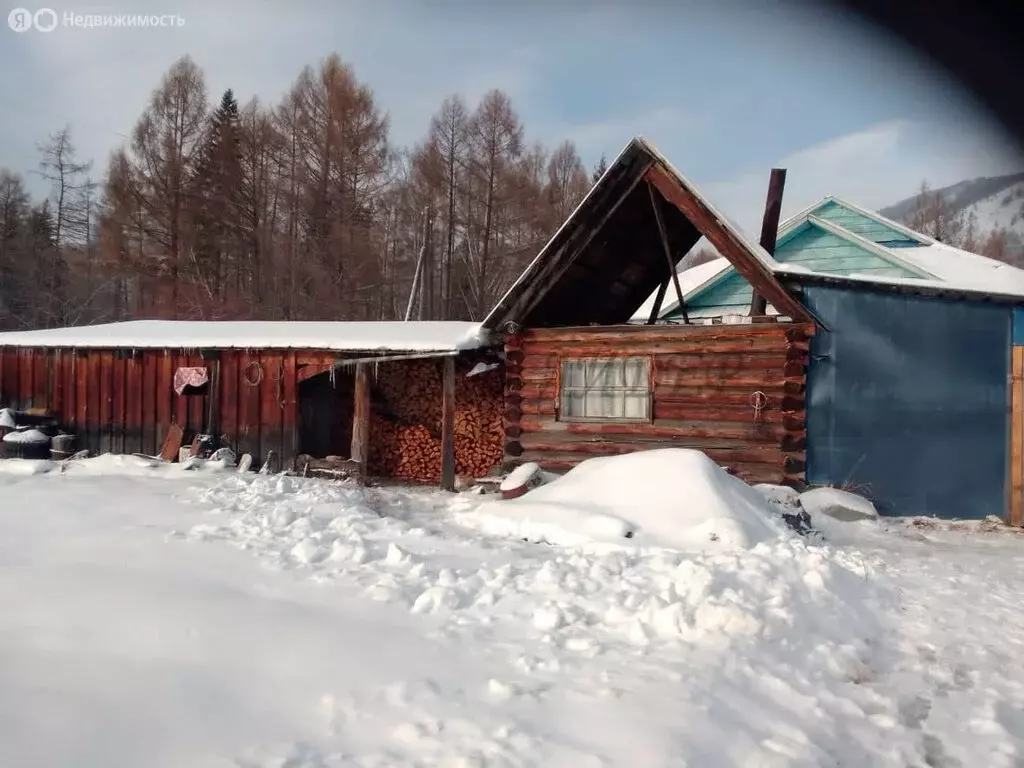 Дом в Усть-Коксинский район, посёлок Тюгурюк, Центральная улица (60 м) - Фото 0