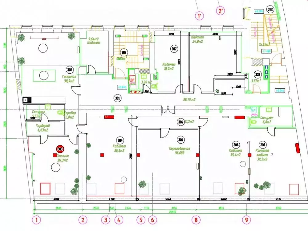 Офис в Москва ул. Каретный Ряд, 8 (320 м) - Фото 2