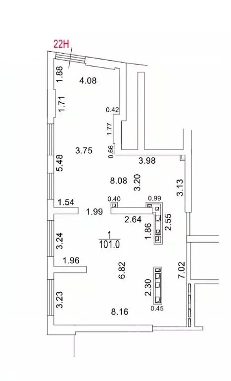 Помещение свободного назначения в Москва проезд Стройкомбината, 1 (101 ... - Фото 1