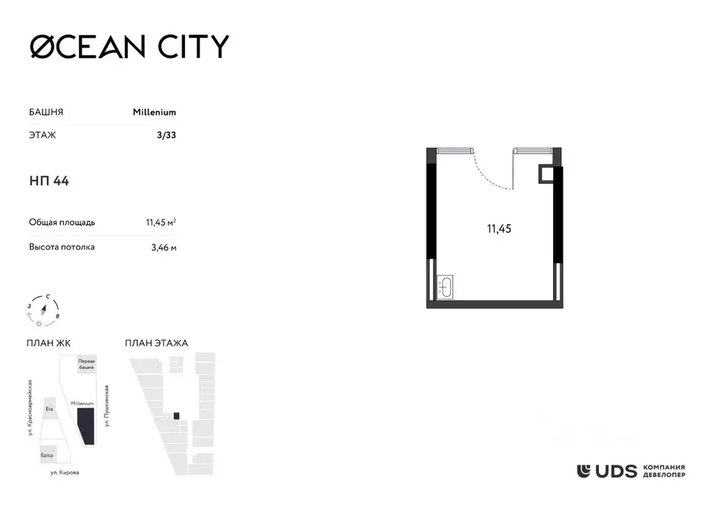 Помещение свободного назначения в Удмуртия, Ижевск Пушкинская ул. (11 ... - Фото 1