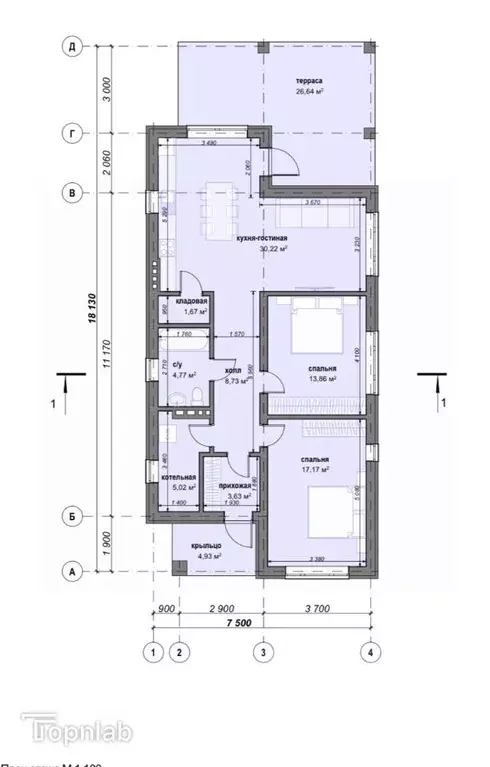 Дом в Калининградская область, Гурьевский муниципальный округ, пос. ... - Фото 2