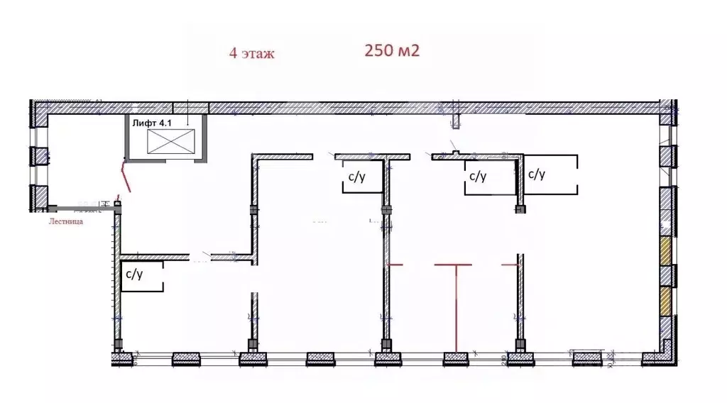 Помещение свободного назначения в Москва ул. Фридриха Энгельса, 46С7 ... - Фото 2