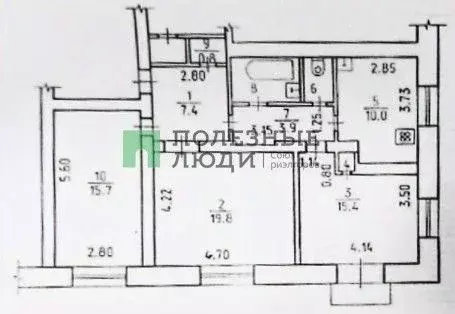 Комната Удмуртия, Ижевск Авангардная ул., 8 (35.5 м) - Фото 1