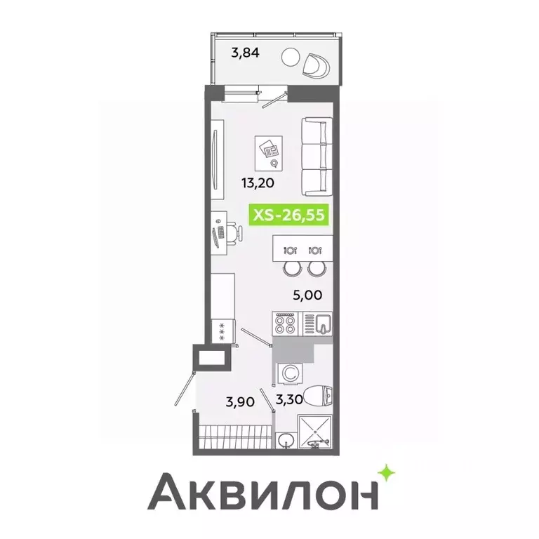 Студия Ленинградская область, Всеволожский район, Заневское городское ... - Фото 0