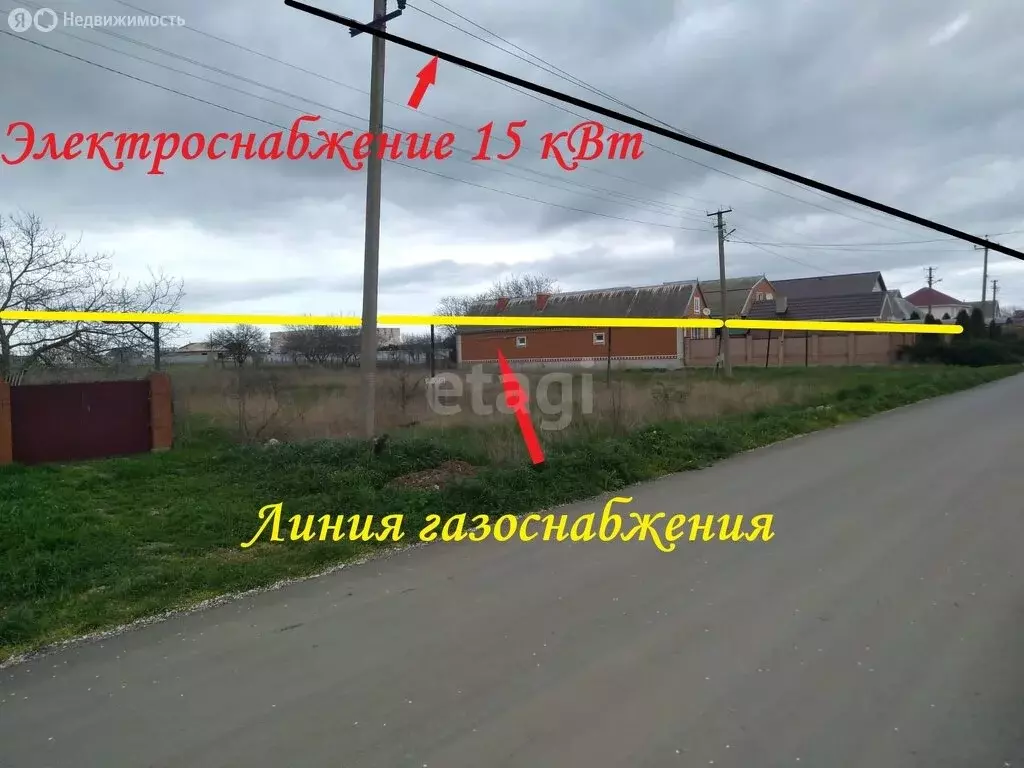 Участок в посёлок Кучугуры, Краснофлотская улица (15.4 м) - Фото 1