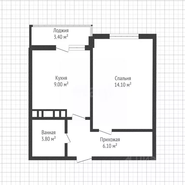 1-к кв. Краснодарский край, Краснодар ул. Имени Героя Георгия ... - Фото 1