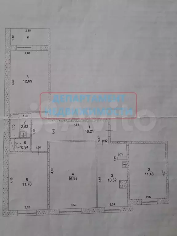 4-к. квартира, 78 м, 3/5 эт. - Фото 0