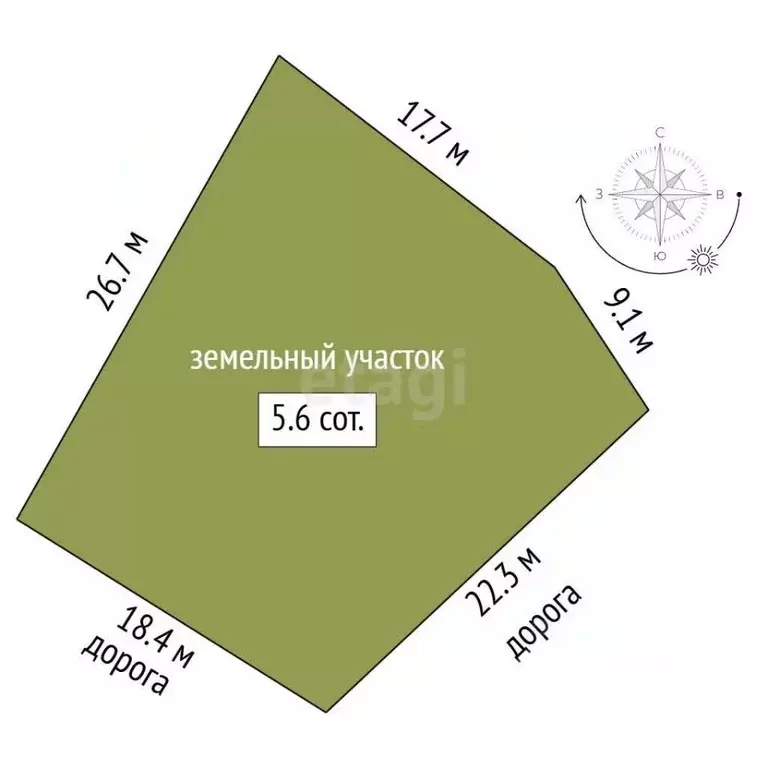 Участок в Томская область, Томск пос. 2-й ЛПК, 4А (5.6 сот.) - Фото 2