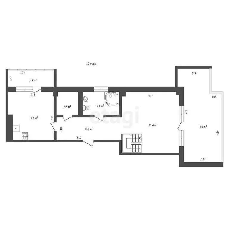 4-комнатная квартира: Ялта, улица Свердлова, 48Ак6 (253 м) - Фото 1