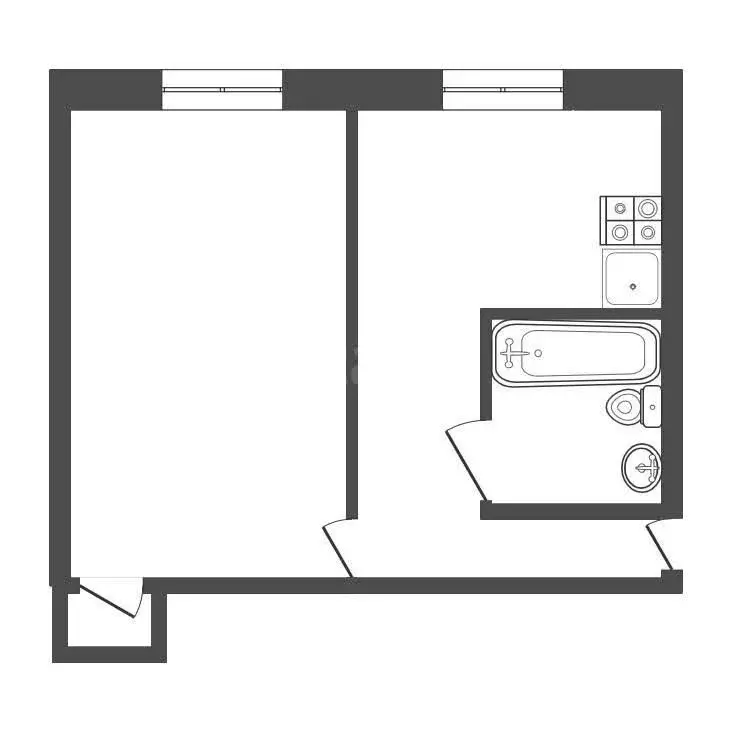1-комнатная квартира: Новокузнецк, Пионерский проспект, 14 (31.4 м) - Фото 1