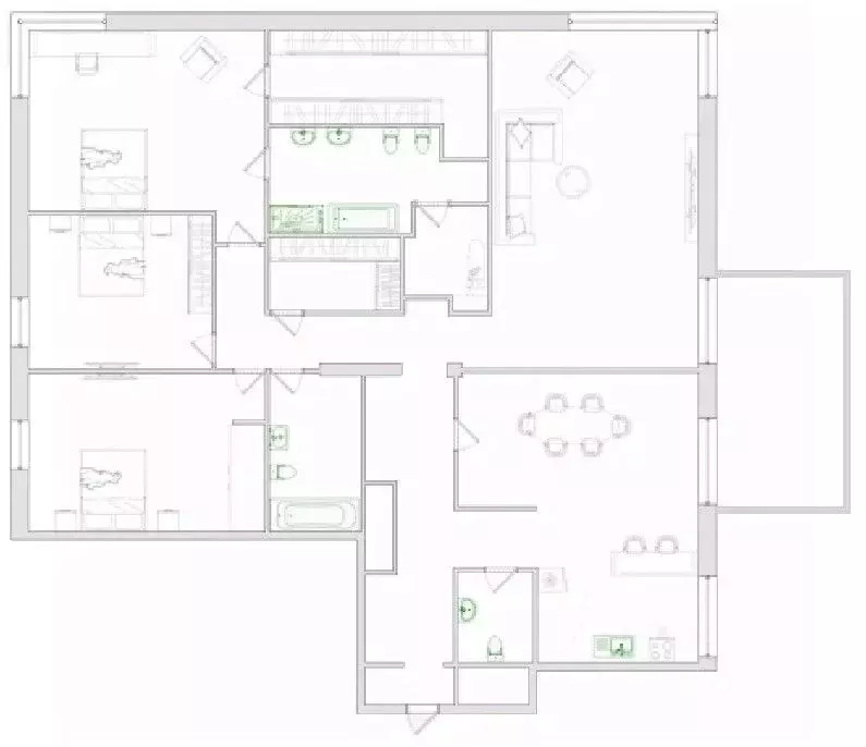 5-к кв. Москва Большая Татарская ул., 7к4 (201.0 м) - Фото 1