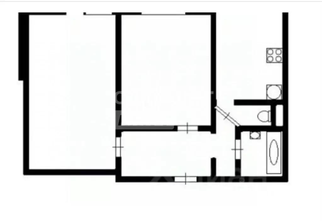 2-к кв. Москва ул. Островитянова, 15К1 (53.9 м) - Фото 1