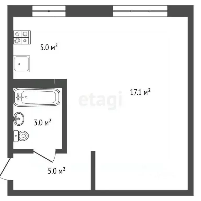 Офис в Кемеровская область, Березовский Комсомольский бул., 1 (30 м) - Фото 2
