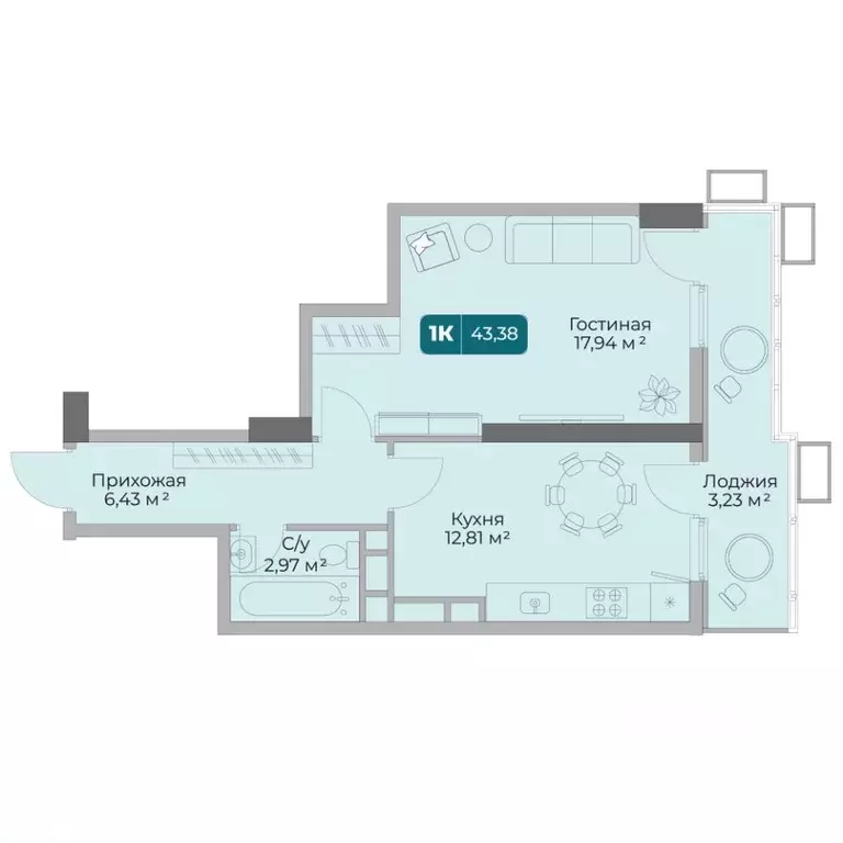 1-к кв. Краснодарский край, Новороссийск Золотой Берег жилой комплекс ... - Фото 1