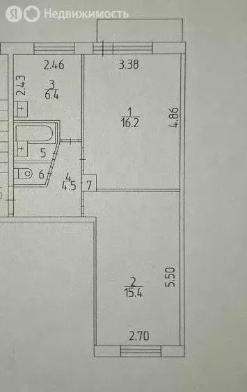 2-комнатная квартира: Пермь, Химградская улица, 45А (45.7 м) - Фото 1