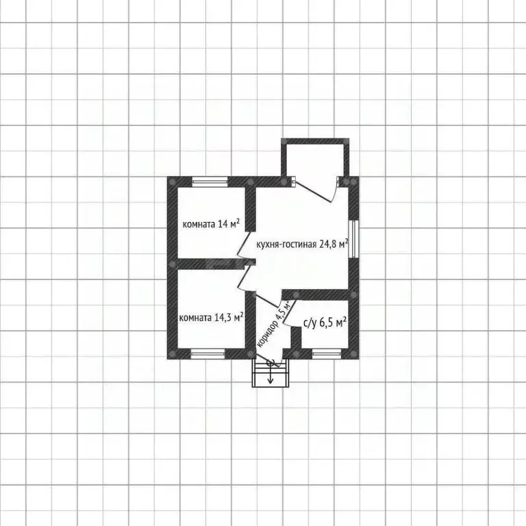 Дом в Краснодарский край, Белореченский район, Родниковское с/пос, ... - Фото 2