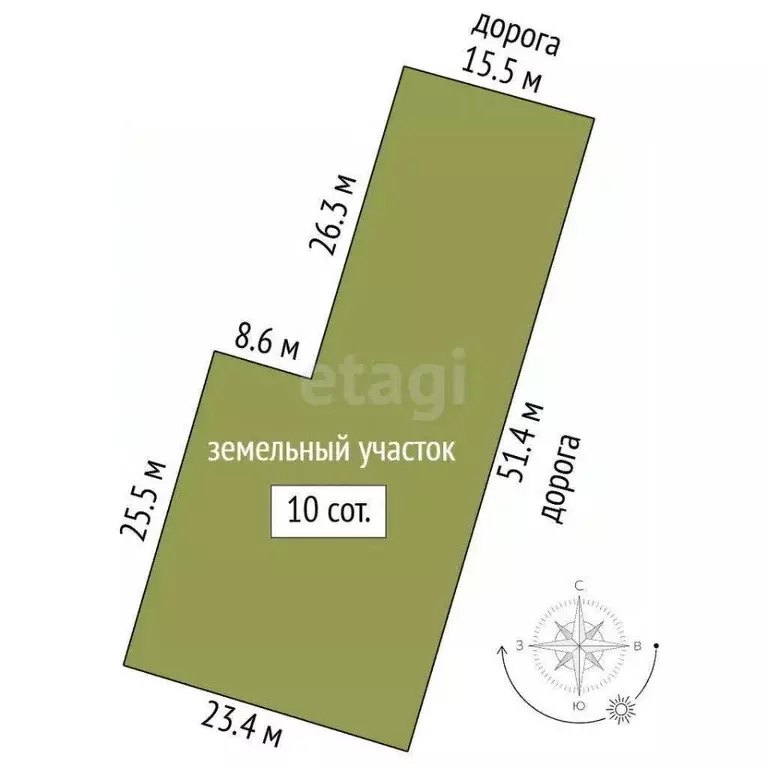 Участок в Крым, Ленинский район, Батальненское с/пос, Нептун СНТ  ... - Фото 2