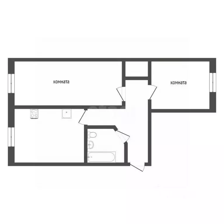 2-к кв. Севастополь ул. Надежды Островской, 3 (42.0 м) - Фото 2