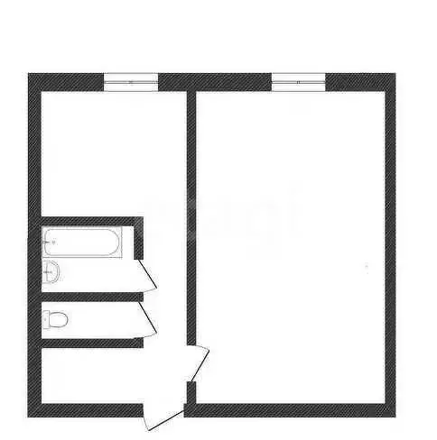 1-комнатная квартира: Абакан, Торговая улица, 2/1 (20.3 м) - Фото 1