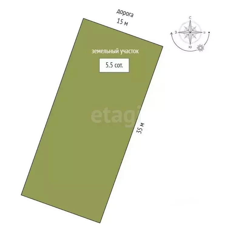 Участок в Ханты-Мансийский АО, Ханты-Мансийск Восточный мкр, 454 (5.5 ... - Фото 2