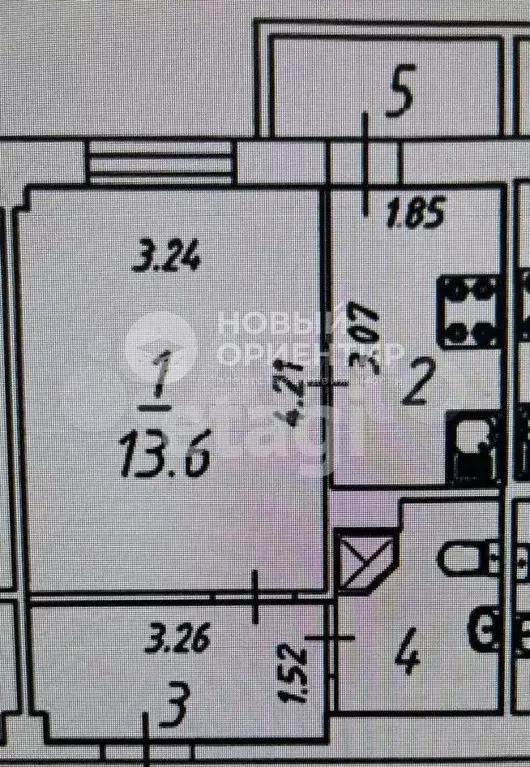 1-к. квартира, 28,1 м, 3/16 эт. - Фото 0