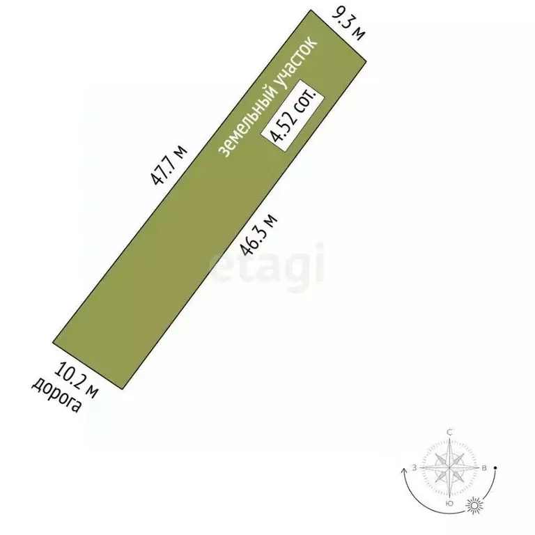 Участок в Севастополь Парус СТ, 32 (4.52 сот.) - Фото 2