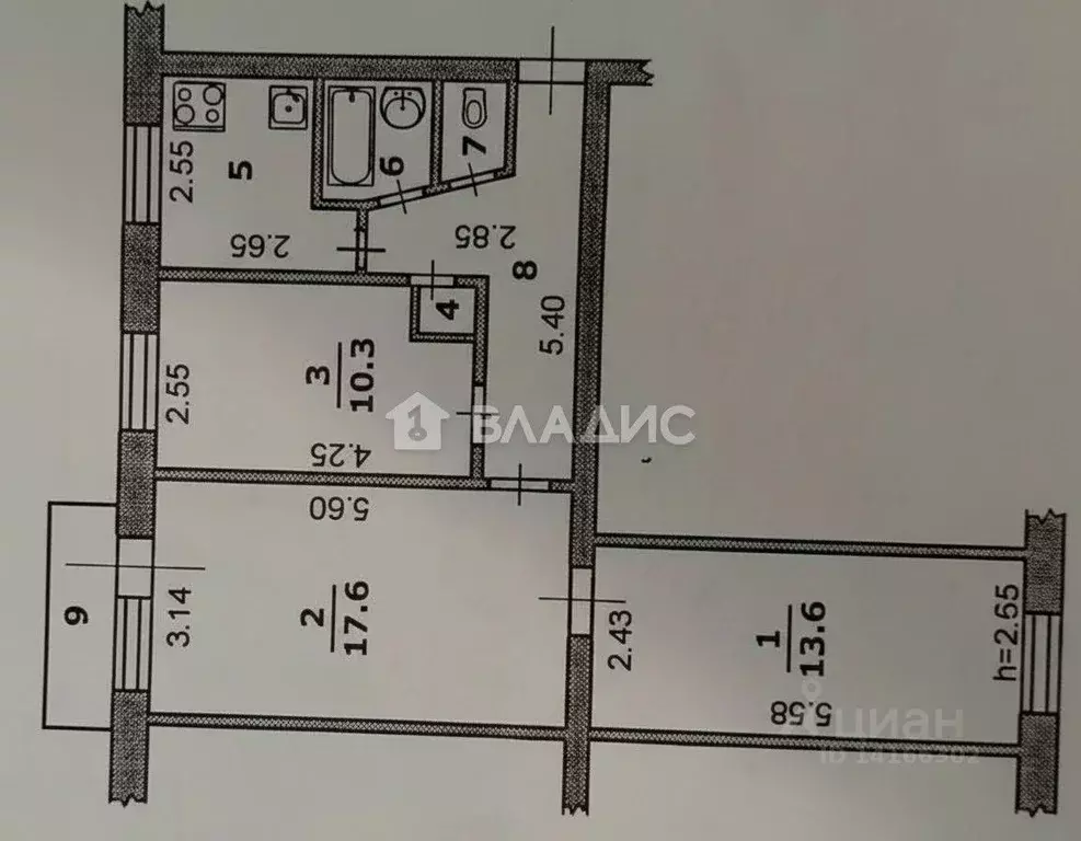 3-к кв. Белгородская область, Белгородский район, Разумное рп просп. ... - Фото 2