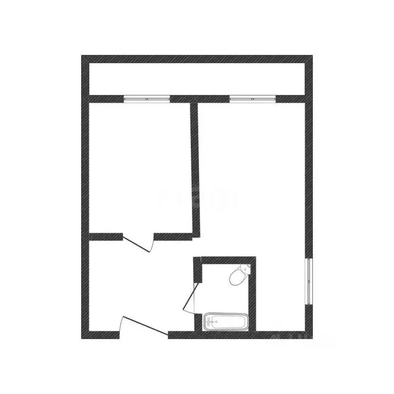 1-к кв. Татарстан, Казань ул. Декабристов, 87 (36.6 м) - Фото 2
