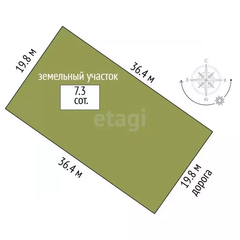 Участок в Костромская область, Кострома Соколиное Гнездо кп, 1 (7.3 ... - Фото 2