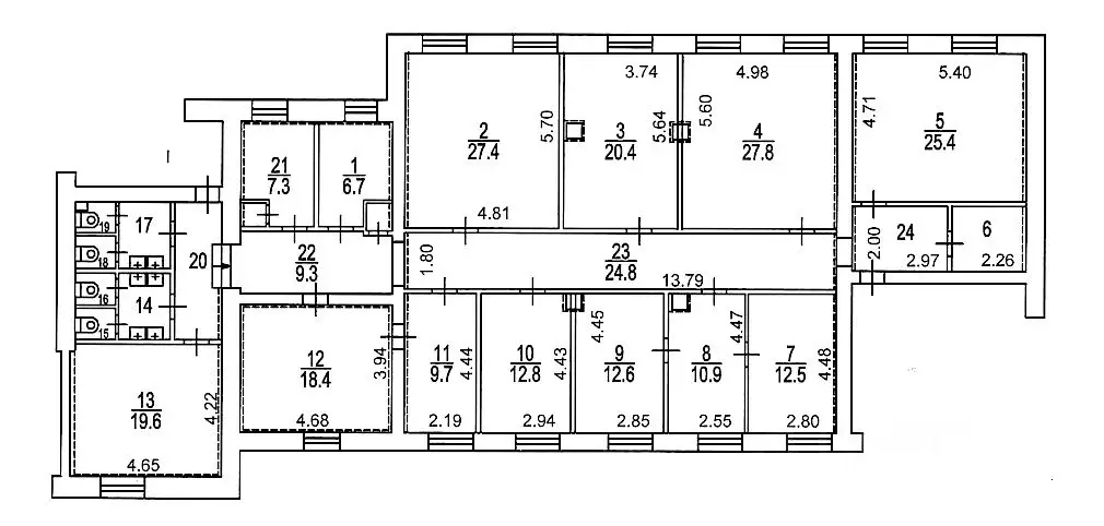 Помещение свободного назначения в Москва Автозаводская ул., 11 (296 м) - Фото 2