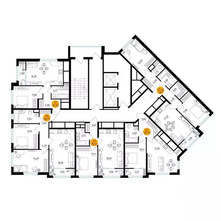 2-к кв. Рязанская область, Рязань ул. Земнухова (59.65 м) - Фото 1