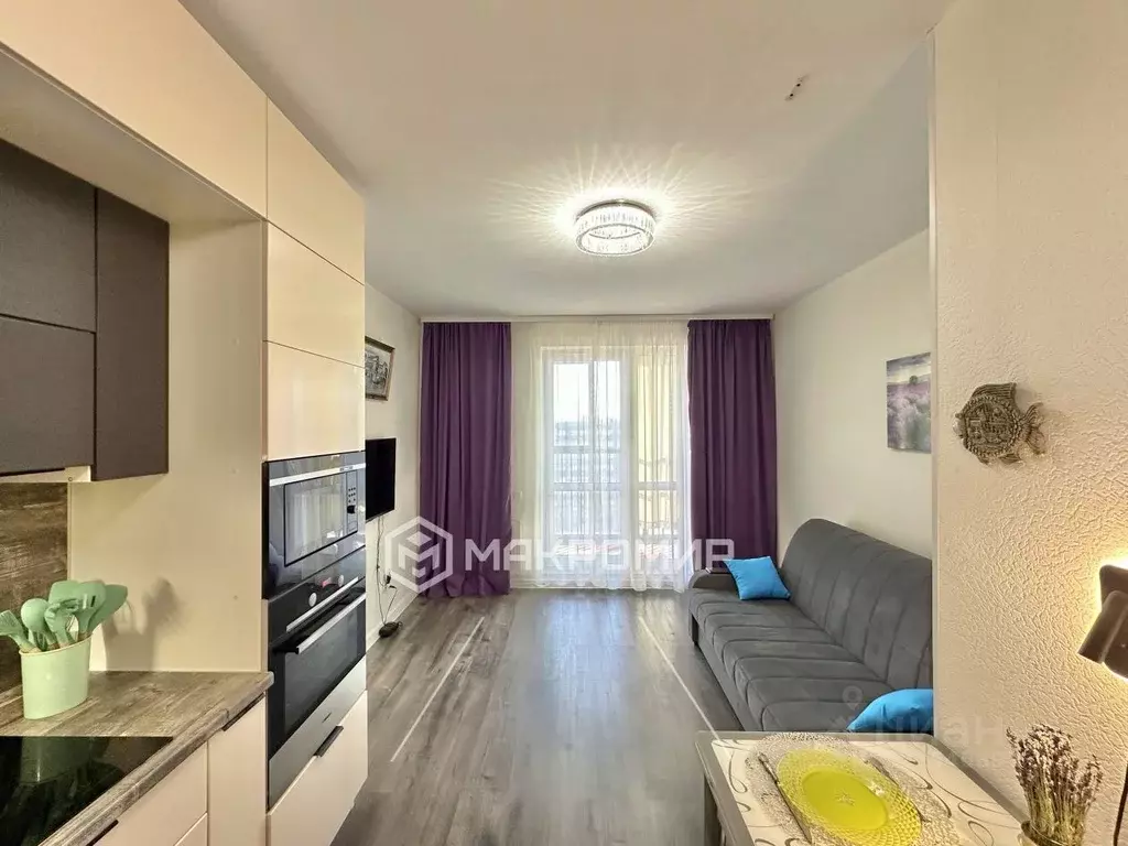 1-к кв. Ленинградская область, Всеволожский район, пос. Бугры проезд ... - Фото 1