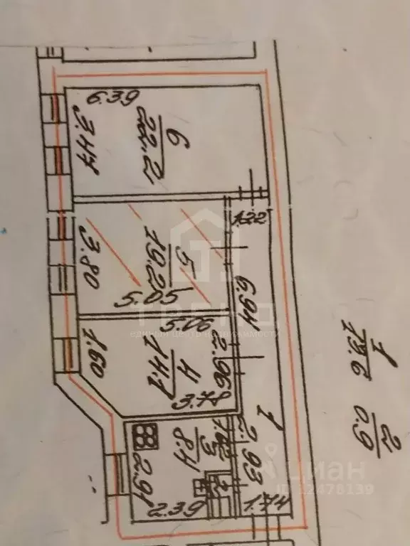 3-к кв. Санкт-Петербург Казанская ул., 33/5 (80.0 м) - Фото 2
