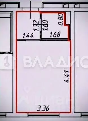 Студия Московская область, Котельники Белая Дача мкр, 29 (19.9 м) - Фото 2