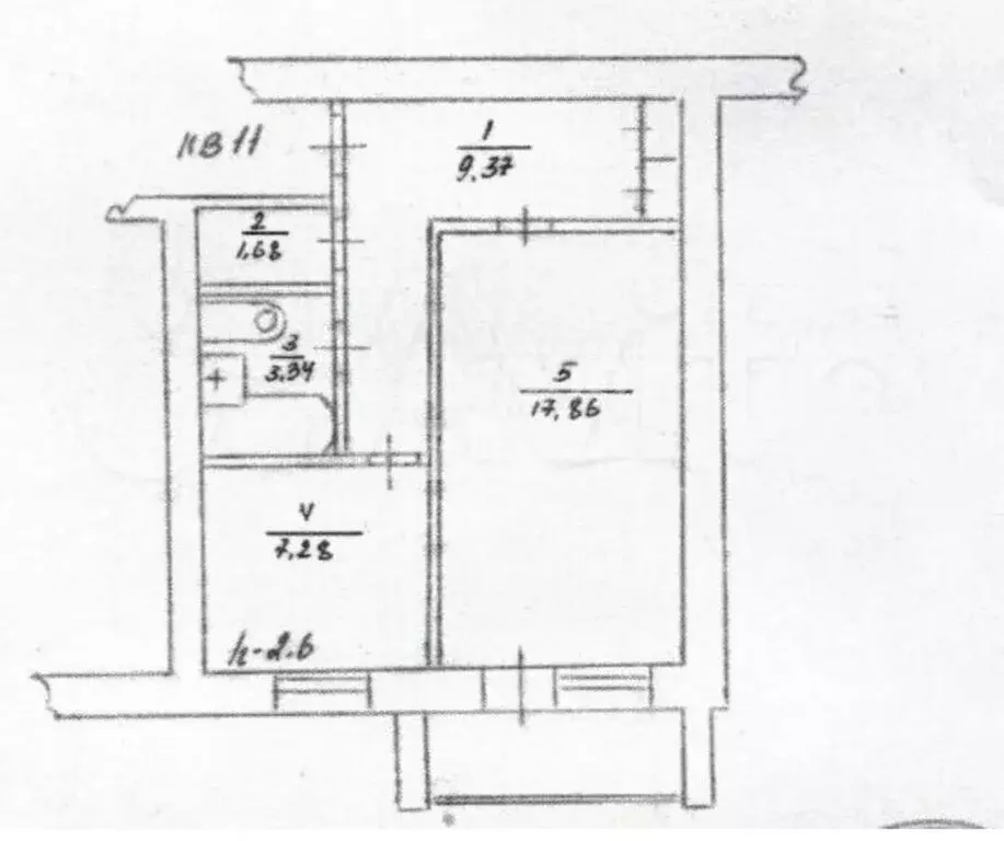 1-комнатная квартира: Синезёрки, Санаторная улица, 1А (33.4 м) - Фото 2