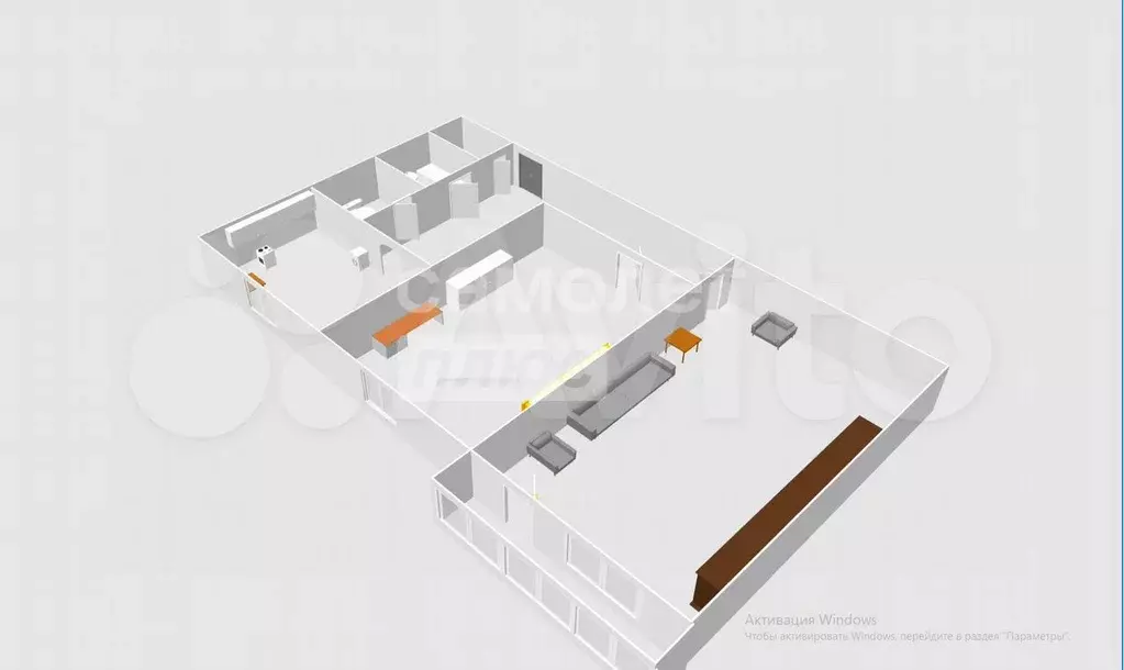 2-к. квартира, 53,1 м, 9/9 эт. - Фото 1