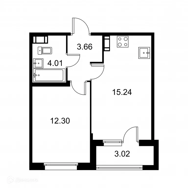 Продаётся 1-к квартира, 36.7 м - Фото 0